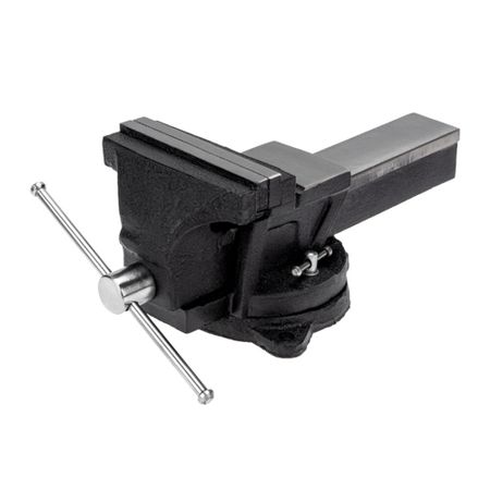 Тиски слесарные Kranz поворотные с наковальней 150 мм (KR-12-5102) allsome 3 поворотные тиски для фрезерного станка