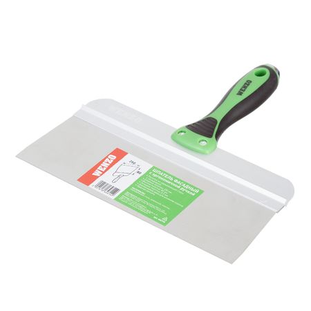 Шпатель фасадный Wenzo 250 мм с эргономичной ручкой и широким полотном (684775) ножи для сыра из нержавеющей стали с ручкой из дуба