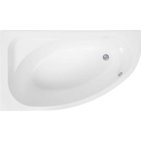 Ванна акриловая Aquanet Mia 140х80 см левая с ножками (00246817)