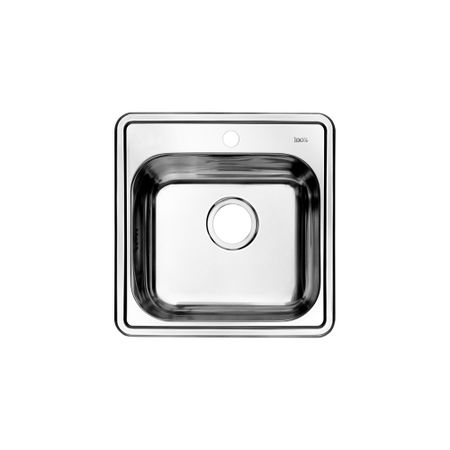 Мойка для кухни Iddis Strit 48,5х48,5х18 см врезная сталь (STR48S0i77) соломенная шляпа в форме чаши из нержавеющей стали 304 прокладка для соломенной шляпы шайба для чашек в форме рога рыбий глаз m3m4m5m6m8m10m12m14m16