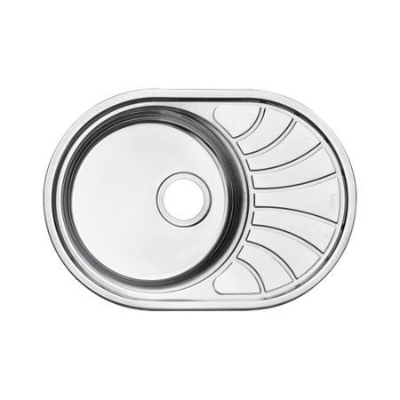 Мойка для кухни Iddis Suno d46х18 см врезная с крылом сталь (SUN65SDi77) влагостойкие наклейки для кухни и ванной очный узор пвх