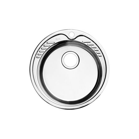 Мойка для кухни Iddis Suno d49х18 см врезная сталь (SUN49S0i77) влагостойкие наклейки для кухни и ванной очный узор пвх