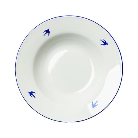 Тарелка DOLCE CERAMO Тарелка плоская керамическая «Ласточка» керамическая статуэтка японского кота bearpaw