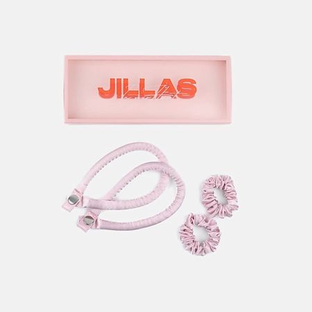 Бигуди JILLAS Комплект slim compact 2.0, светло-розовый аксессуары для roborock saros 10r s9 maxv slim