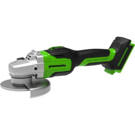 Углошлифовальная машина Greenworks GD24AG без АКБ и ЗУ cvk крышка двигателя крышка статора сцепления крышка картера боковая крышка корпуса для honda cbr1000rr cbr 1000 rr 2004 2005 2006 2007 прокладка