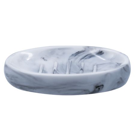 Мыльница Ridder Toscana белая 13х9,2х2,4 см