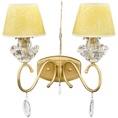 Светильник настенный Wisdandun w60620/2 шампань золотой хру ные подвески tz кленовый лист шампань