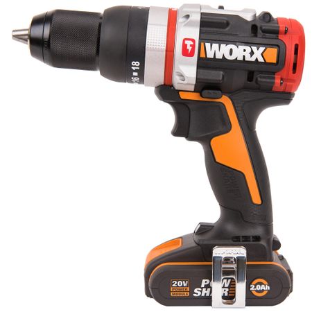 Дрель-шуруповерт WORX WX354 беспроводной шуруповерт ludyvi bl150 21в 13мм