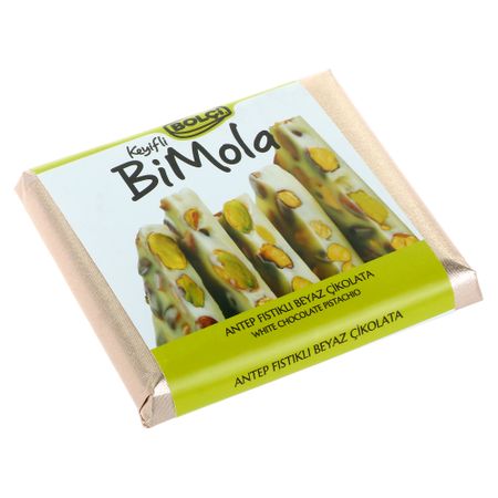 Шоколад белый Bolci с фисташками 70 г ароматизатор автомобильный miodore дыня шоколад