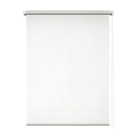 Штора рулонная Уют Сильвер белый светонепроницаемая 40х175 см деревянные угловые кронштейны 4 шт