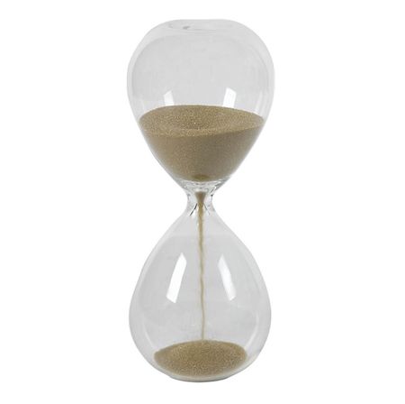 Декоративные песочные часы Glasar, 8x8x20 см настольные песочные часы sand timer