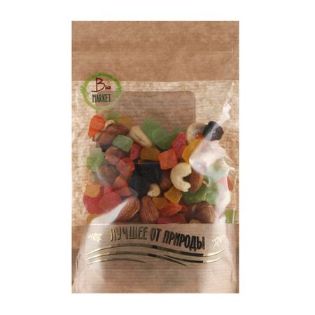 Коктейль орехов и сухофруктов Bio market №1 150 г смесь жареных орехов и изюма семушка 250 г