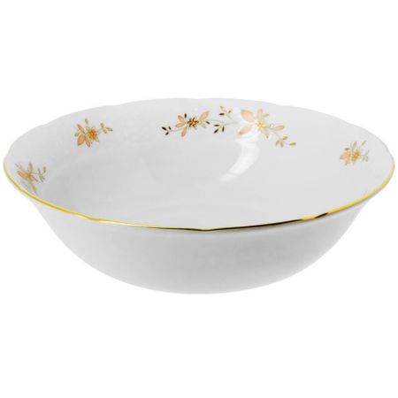 Салатник Thun Menuet декор Золотые ветки 21 см искусственные черные ветки для хэллоуина 5 шт