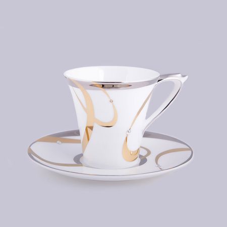 Набор чайный пар Hankook/Prouna Аврора с кристаллами Swarovski 250 мл 2 шт