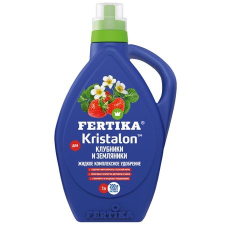 Удобрение Фертика кристалон клубника, земляника 1л осенних стикеров tiamech 20 шт