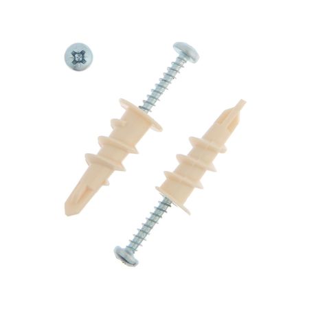 Анкер Pna Партнер нейлоновый с шурупом ( 50 шт.) анкер для гипсокартона партнер pola 10х50мм нейлоновый с шурупом 4шт