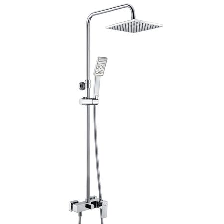 Комплект душевой Wasserkraft хром tig аргонодуговая сварка tig 8 6 комплект стекла патрона фитинги чашка объектива насадка подходит для wp26 wp17 wp18 аксессуары для фонарика