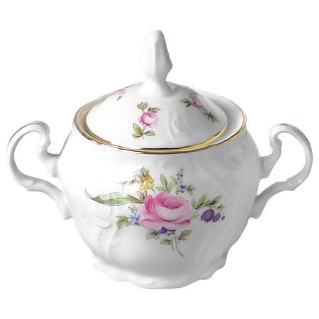 Сахарница Bernadotte Мейсенский букет 300 мл салатник concordia мейсенский букет 25 см круглый