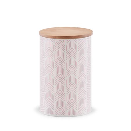 Банка с крышкой Zeller 1 л розовая