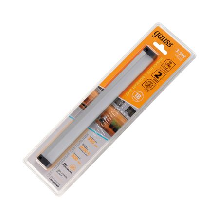 Светильник Gauss сенсорный модель C 3.5W сенсорные под cabinet светильники shineknot три а