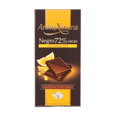 Шоколад Antiu Xixona 72% апельсин 100 г ароматизатор автомобильный miodore дыня шоколад