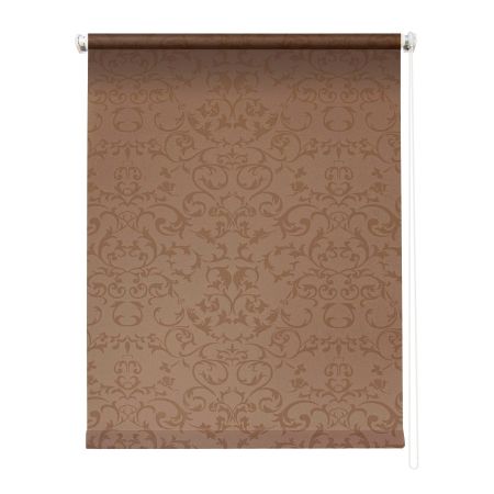 Штора рулонная Уют Дельфы какао 140х175 см