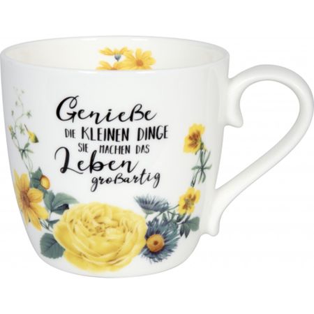Кружка KOENITZ желтые цветы 425 мл