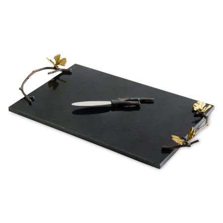 Доска для сыра с ножом Michael Aram Butterfly Ginkgo 47х25 см хлопковая марля для тофу и сыра