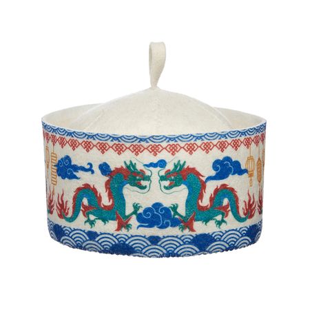 Шапка банная ГлавБаня с принтом 