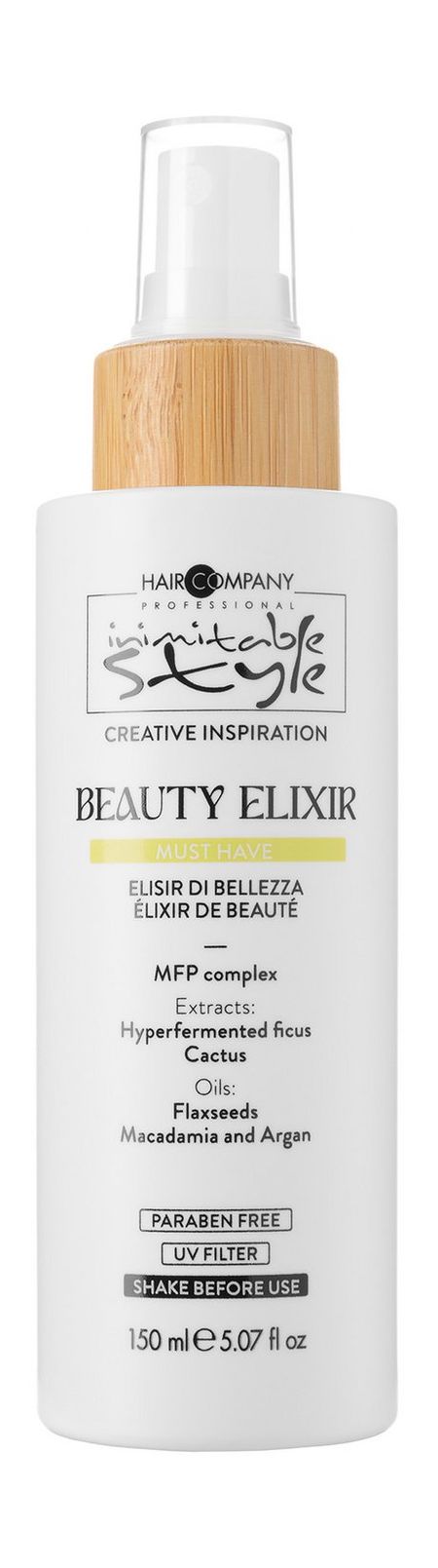 Hair Company Inimitable Style Must Have Beauty Elixir siberian nutrogunz протеин multi protein вкус банан 0 75 кг сухая смесь