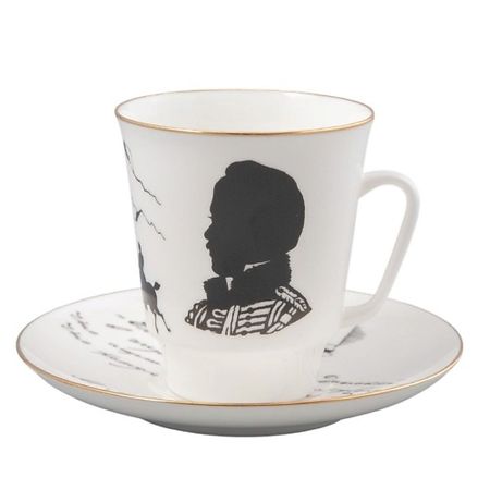 Набор посуды ИМПЕРАТОРСКИЙ ФАРФОРОВЫЙ ЗАВОД Чашка с блюдцем кофейная 