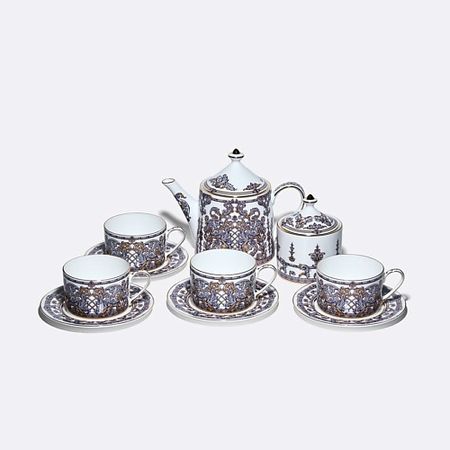 Набор посуды ИМПЕРАТОРСКИЙ ФАРФОРОВЫЙ ЗАВОД Сервиз чайный на четыре персоны 