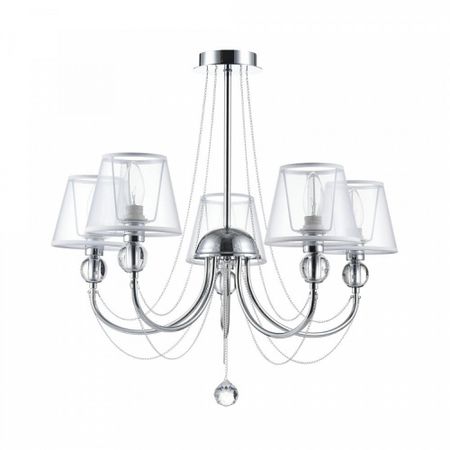 Люстра потолочная Freya Beverly E14 200 Вт 13,33 кв.м (FR5661-PL-05-CH) мешочки органза hua ming ce 7x9 9x12 см