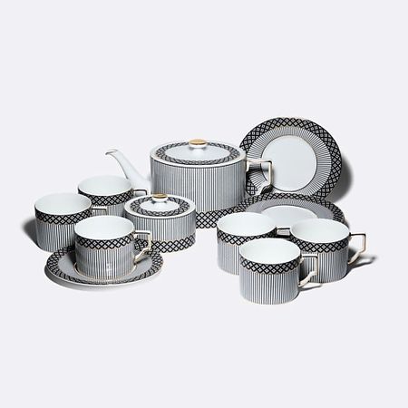 Набор посуды ИМПЕРАТОРСКИЙ ФАРФОРОВЫЙ ЗАВОД Сервиз чайный на шесть персон 