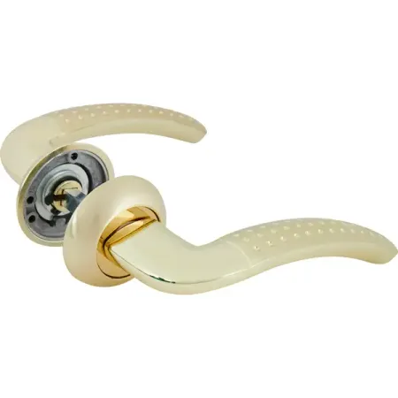 Дверные ручки Punto Logica без запирания цвет матовое золото цепочка дверная 210мм цам золото