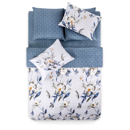 Простыня на резинке Cassia Талас 180х200+25 простыня на резинке actuel ранфорс синий 160х200 см