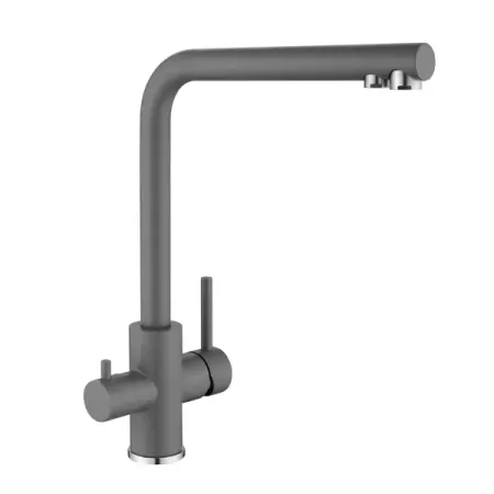 Смеситель для кухни Osgard Luzza высота 34.9 см нержавеющая сталь цвет серый запасные части для соковыжималки hurom