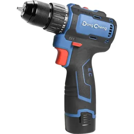 Дрель-шуруповерт аккумуляторная бесщеточная Dongcheng DCJZ1604, 16 В Li-Ion 2x2 Ач
