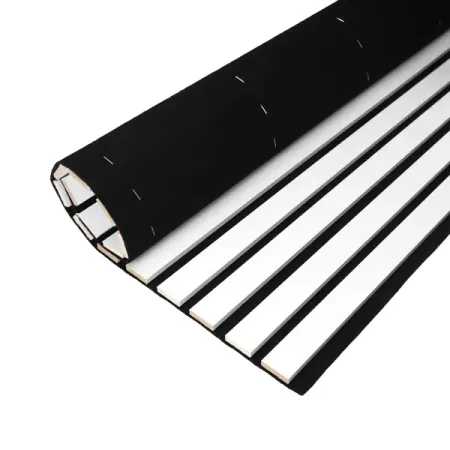 Акустическая панель прямоугольник МДФ цвет черный/белый 2780x600 мм