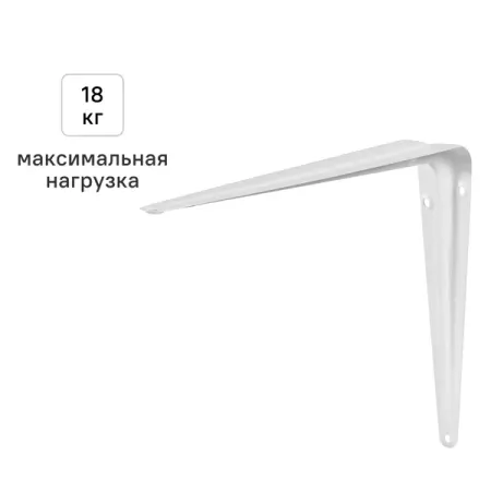 Утилитарный кронштейн Normo 20х25 см нагрузка до 18 кг цвет белый вращающаяся подставка для кухонной утвари из стали