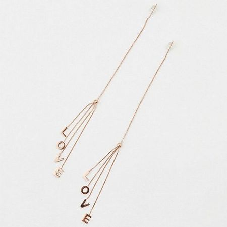 Серьги PABUR Серьги LOVE viva la vika серьги shapes of love earrings gold