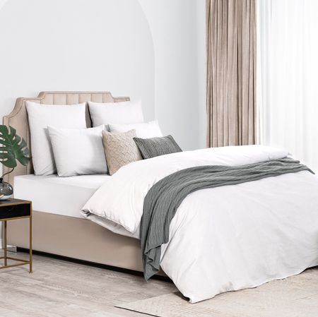 Пододеяльник Dome Лорено 200х215 см Белый