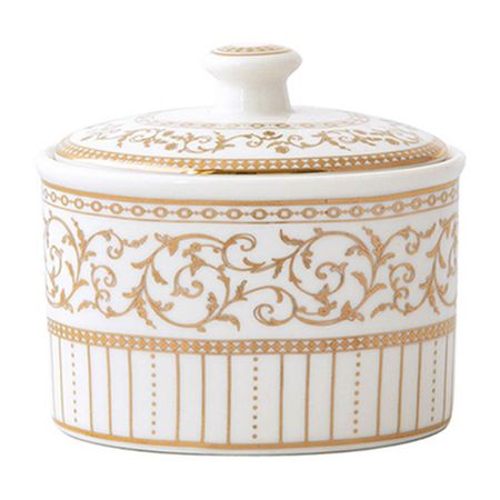 Сахарница Pozzi Milano 1876 Golden белая 10 см, 300 мл