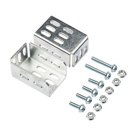 Комплект крепежа EKF PROxima 75х70 мм для профиля-основания шинодержателя наборного стальной (BSKFA) т гайки ymax для алюминиевого профиля m3 m8