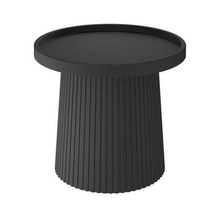 Журнальный столик круглый черный Sheffilton SHT-CT94