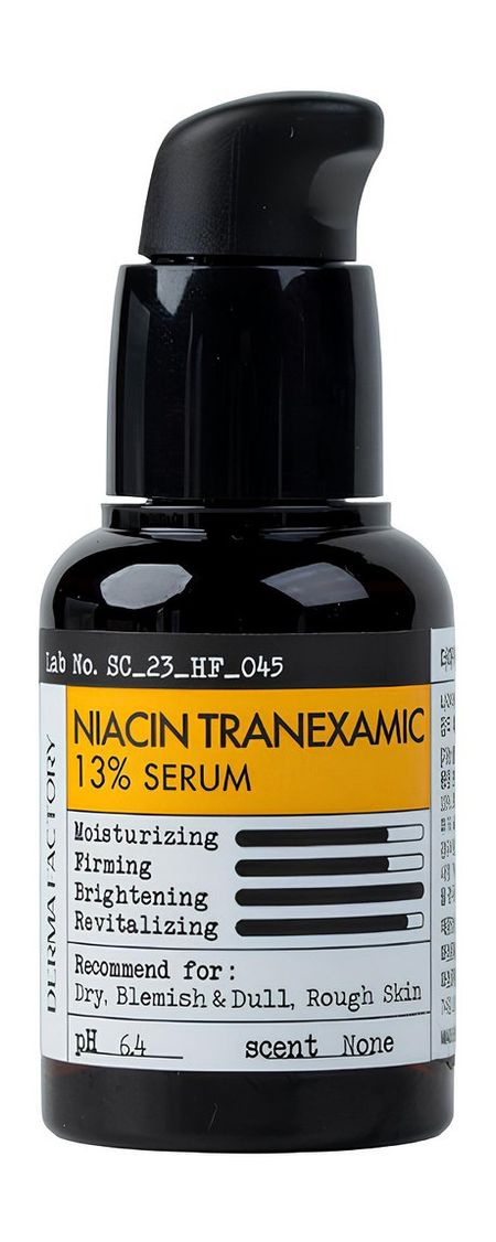Derma Factory Niacin Tranexamic 13% Serum derma factory tranexamic acid 1% water essence