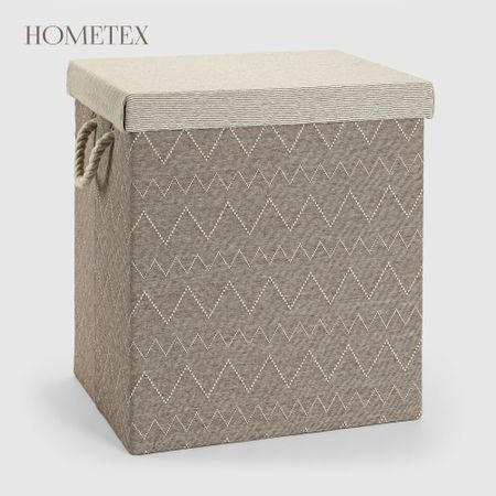 Коробка для хранения Hometex с крышкой 42х33х46 см бархатная коробка для хранения украшений jmjermyn