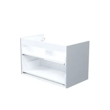 Корпус тумбы подвесной Iddis Lahta LAH80G0i95 50x78.4x43.3 см цвет серый корпус rafix tab серый белый для плиты 19мм