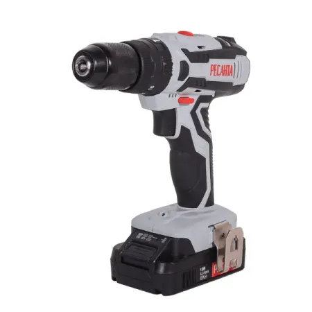 Дрель-шуруповерт аккумуляторная Ресанта ДА-18-2ЛК-У, 18 В Li-Ion 2 Ач