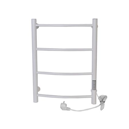 Полотенцесушитель электрический Тера Ребро 600х432 мм 42 Вт с терморегулятором правый белый